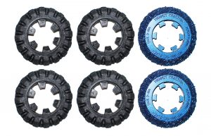 TruGrit® Combo | 6 Wheel Base Kit | 8″ Pipe