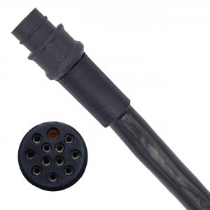 Pigtail 12-Pin CUES Compatible 770001 - Pigtail connector with a 12-pin configuration specifically designed for compatibility with CUES systems, ensuring reliable connectivity and functionality