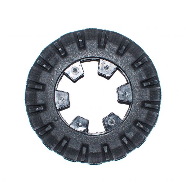 TruGrit TPU Non-Gritted Wheel 8 Inch Pipe - High-quality 8-inch TPU wheel designed for smooth movement on pipes, ideal for sewer camera crawler applications.
