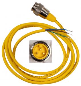 3 Pin Straight Male 7/8″ Mini-Fast Single Ended Connector