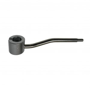 Assembly Wrench for Sectional Sewer Rod – Tightening Rod Connection in use on rod connection