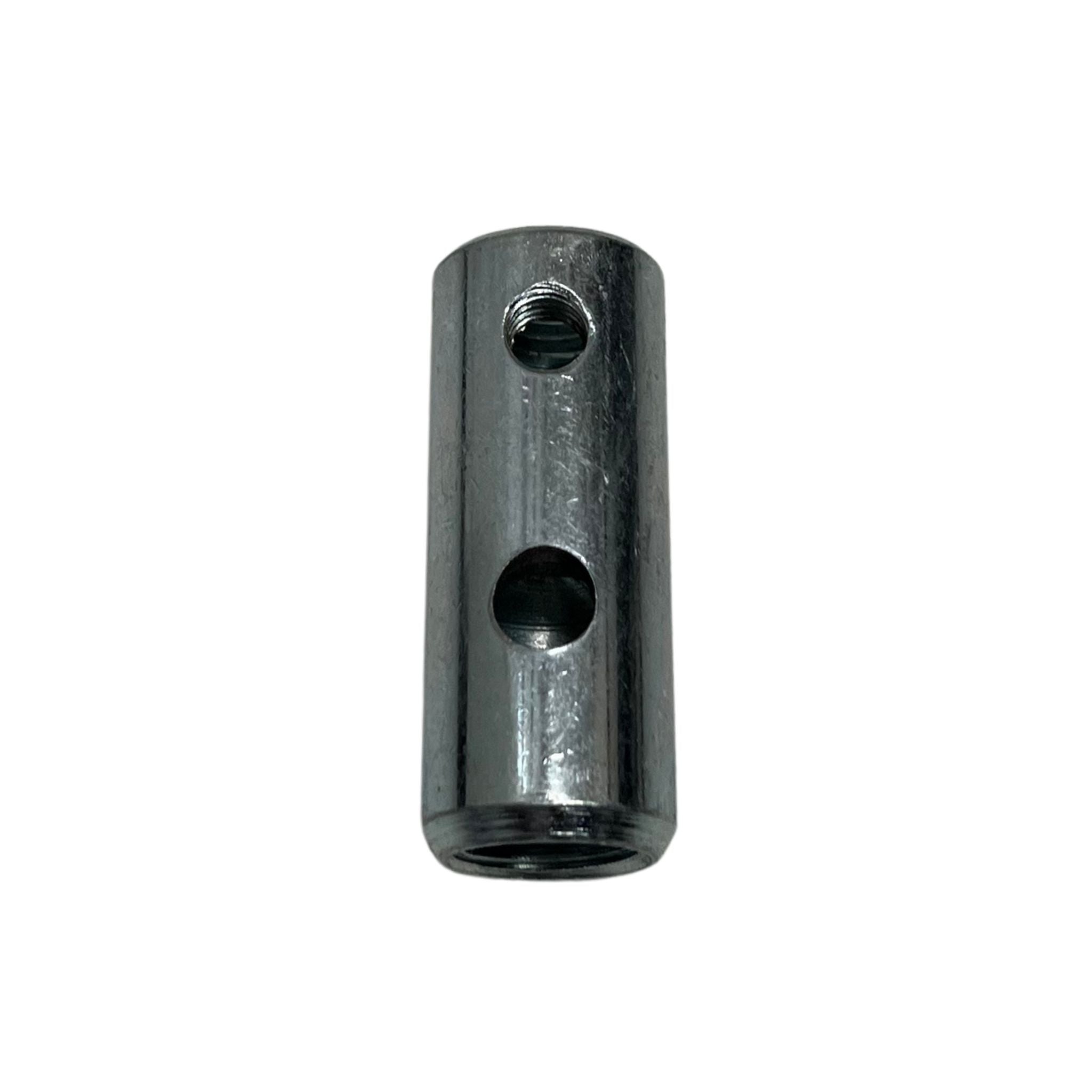 Direct Hook Square Bar Coupling – Continuous Sewer Rod upright view