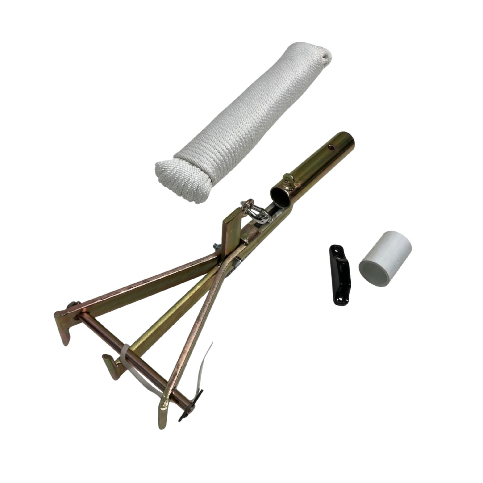 Max-Claw Sewer Debris Removal Tool with Coupling upright view