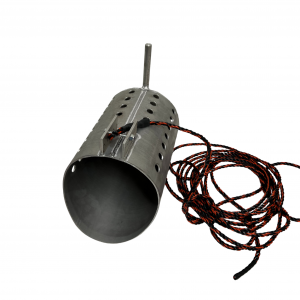 Sewer Aluminum Debris Basket Cylinder with 25' Poly Rope product photo