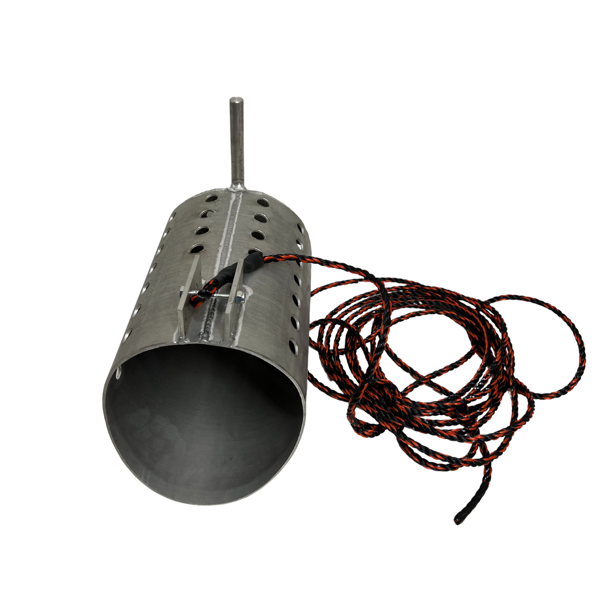 Sewer Aluminum Debris Basket Cylinder with 25' Poly Rope alternate photo 2