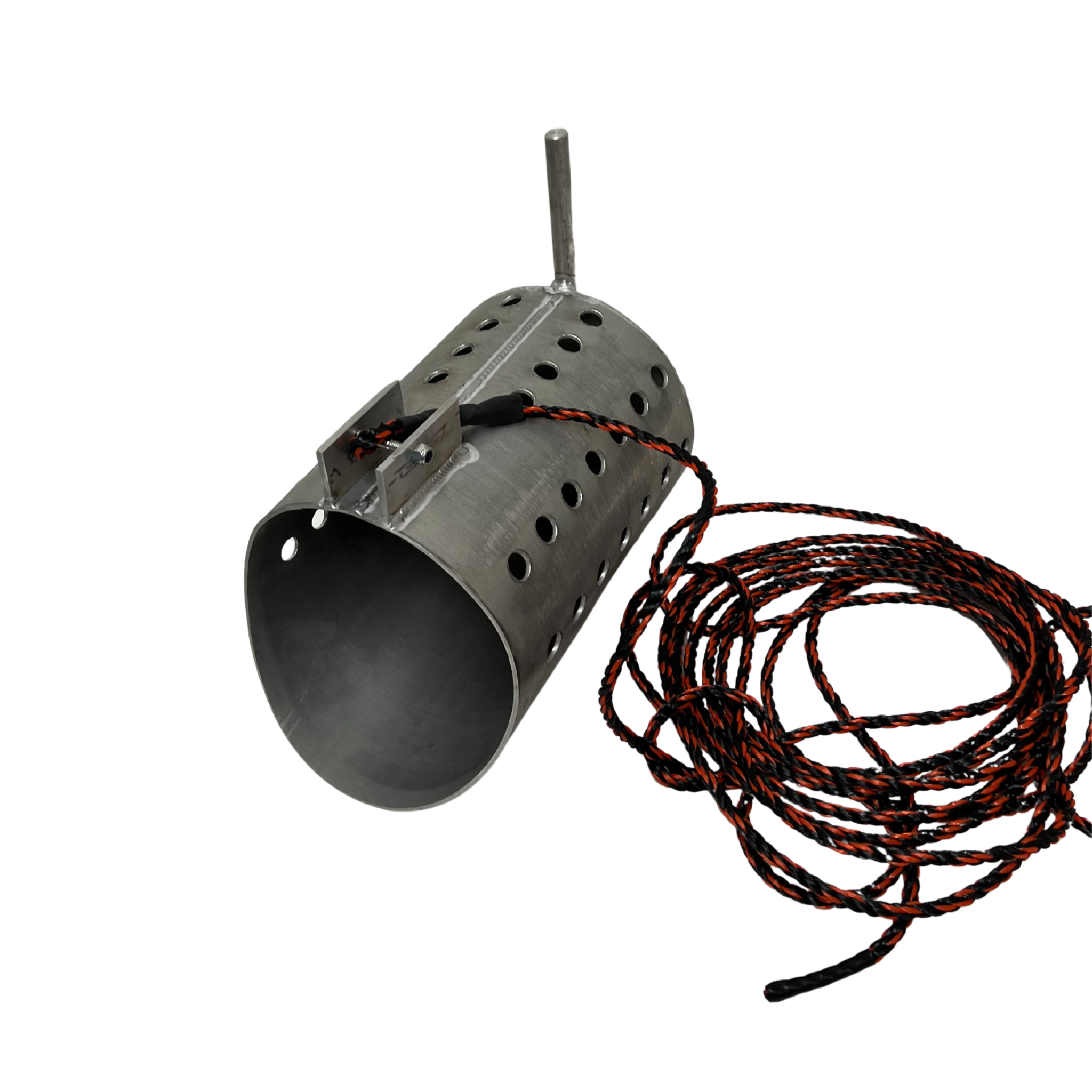 Sewer Aluminum Debris Basket Cylinder with 25' Poly Rope alternate photo 3