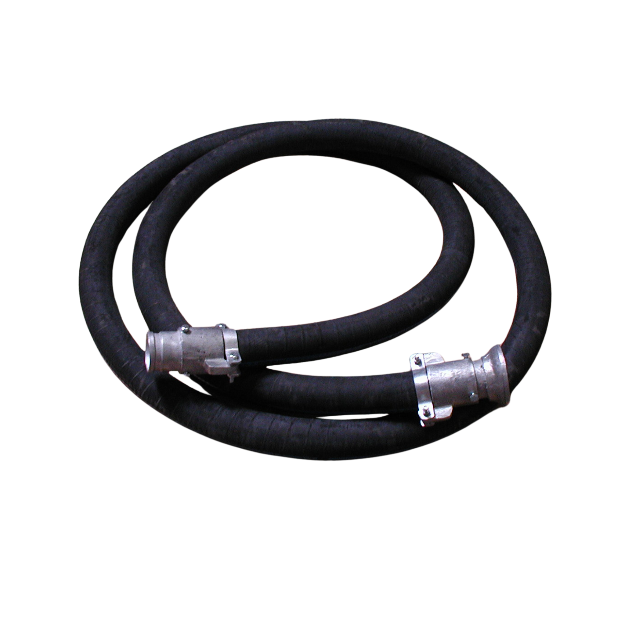 Super Heavy Duty Black Sewer Rod Guide Hose – Steel Spring Liner upright view