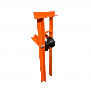 Top Aluminium Manhole Sewer Hose Guide With Roller top view
